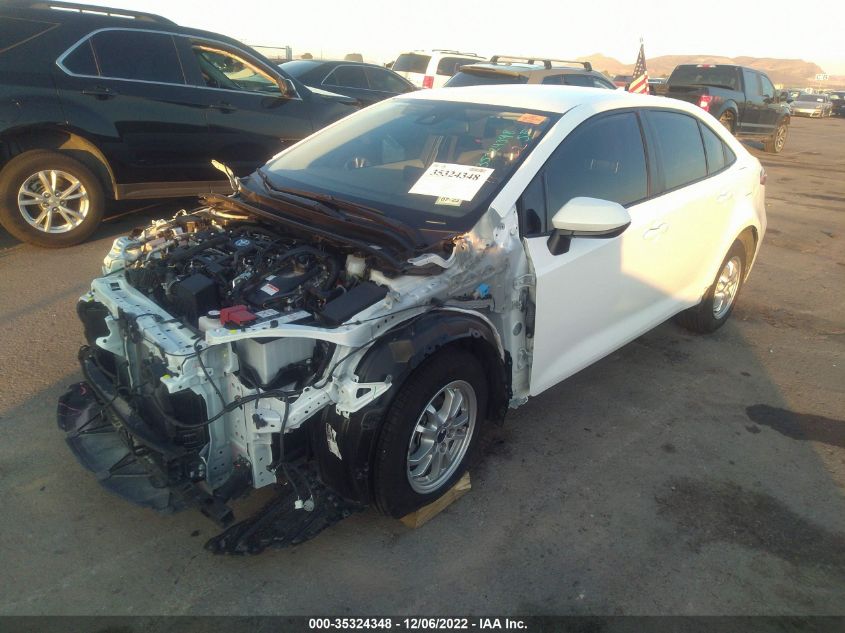 2022 TOYOTA COROLLA HYBRID LE VIN: JTDEAMDE8NJ036553