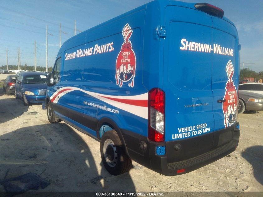 2021 FORD TRANSIT CARGO VAN VIN: 1FTBR1C88MKA92572