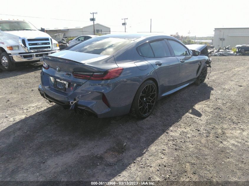 2022 BMW M8 COMPETITION VIN: WBSGV0C07NCK16311