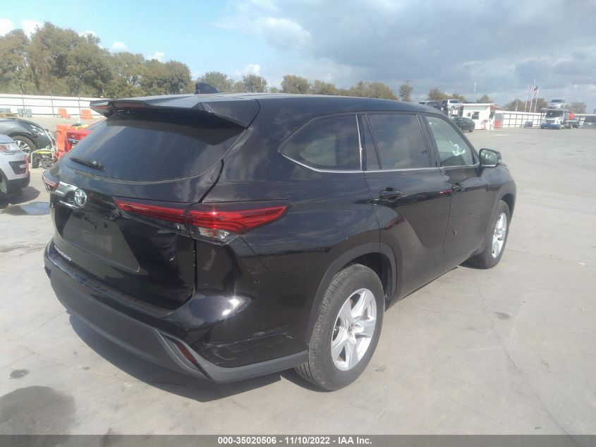 2020 TOYOTA HIGHLANDER L VIN: 5TDCZRAH4LS019924