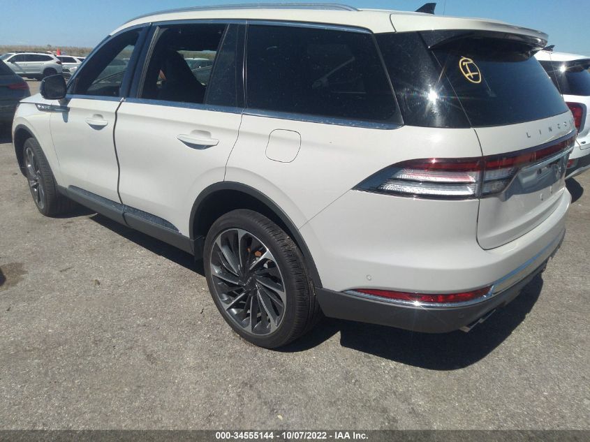 2021 LINCOLN AVIATOR RESERVE VIN: 5LM5J7XC9MGL04364