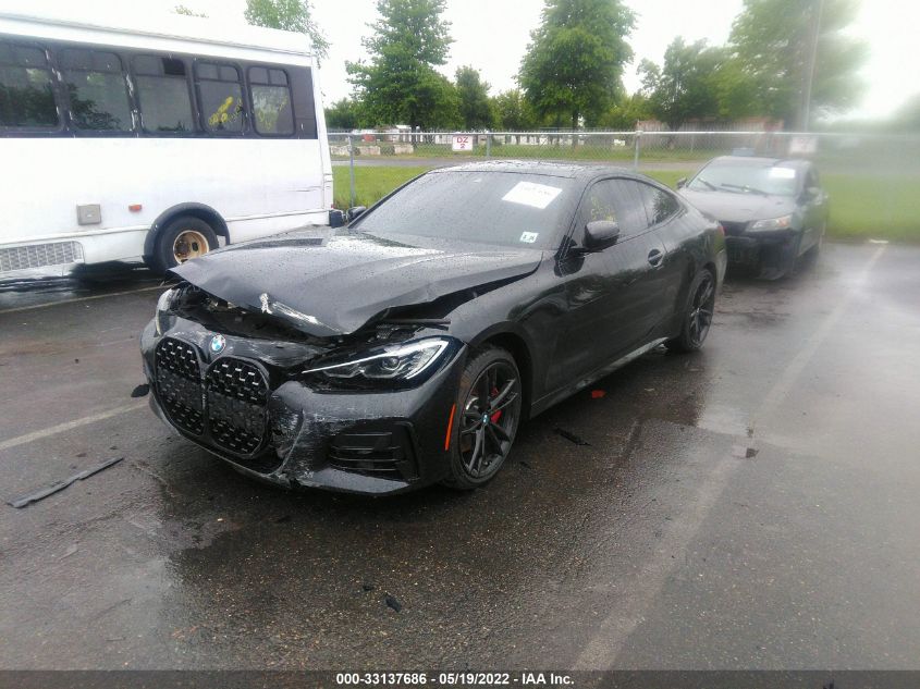 2021 BMW 4 SERIES M440I XDRIVE VIN: WBA13AR00MCF70881