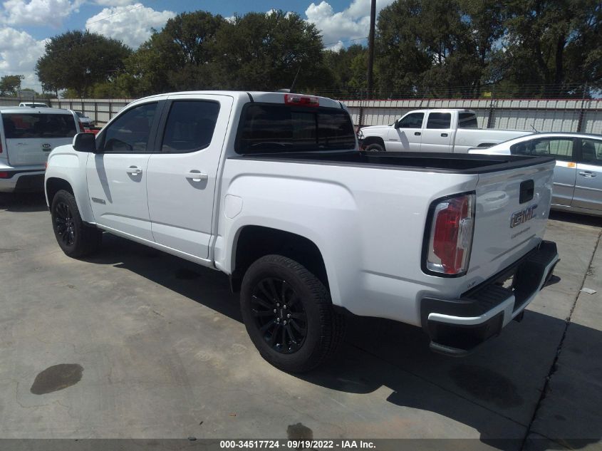2022 GMC CANYON 2WD ELEVATION VIN: 1GTG5CEN4N1135067