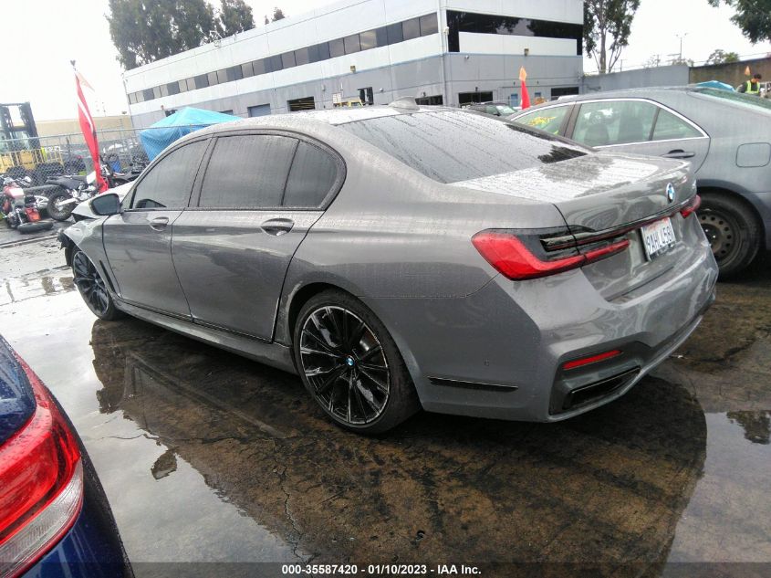 2022 BMW 7 SERIES 740I VIN: WBA7T2C0XNCJ53498