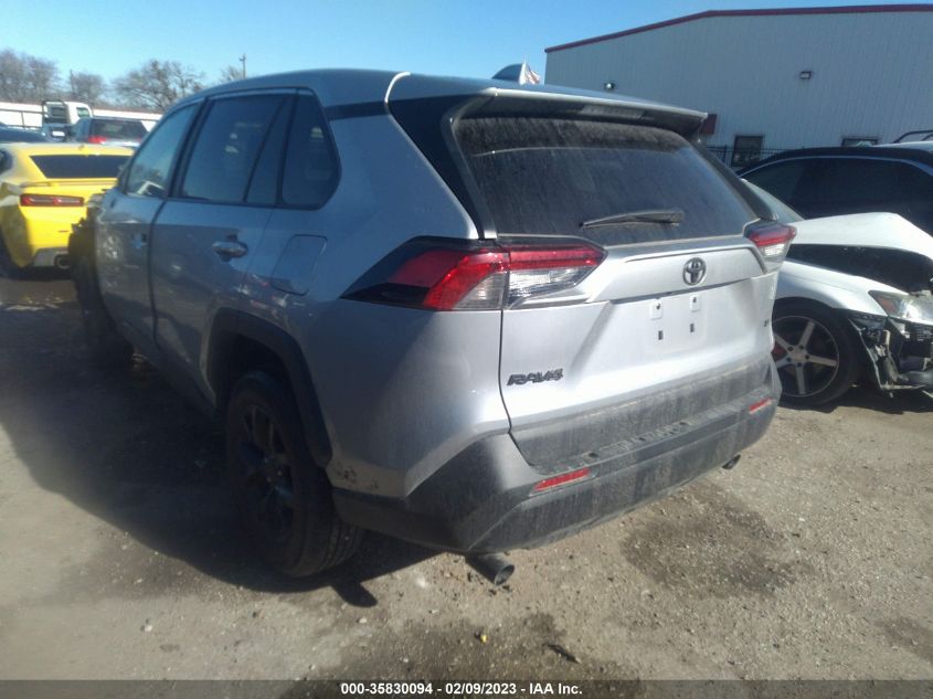 2022 TOYOTA RAV4 LE VIN: 2T3H1RFV1NW219480