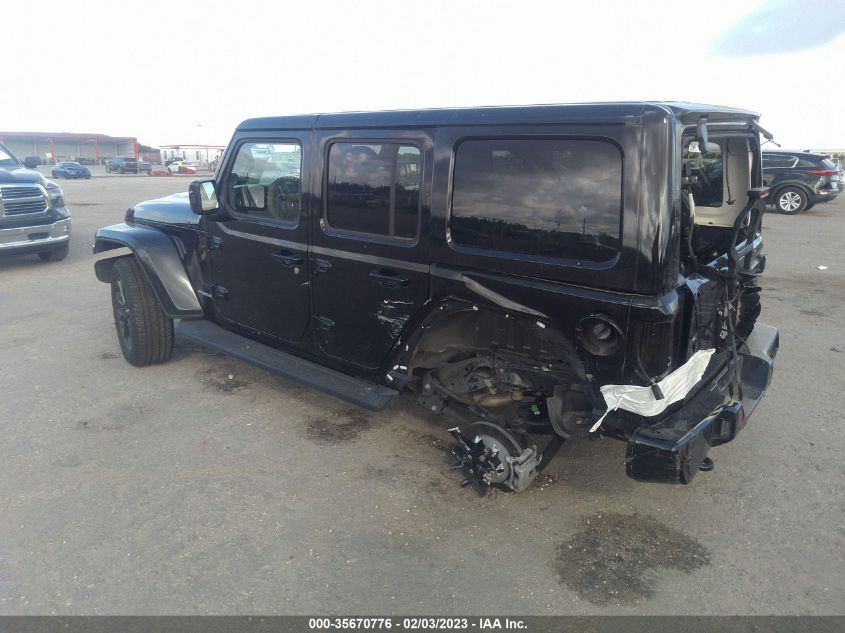 2021 JEEP WRANGLER UNLIMITED SAHARA HIGH VIN: 1C4HJXEN2MW518286