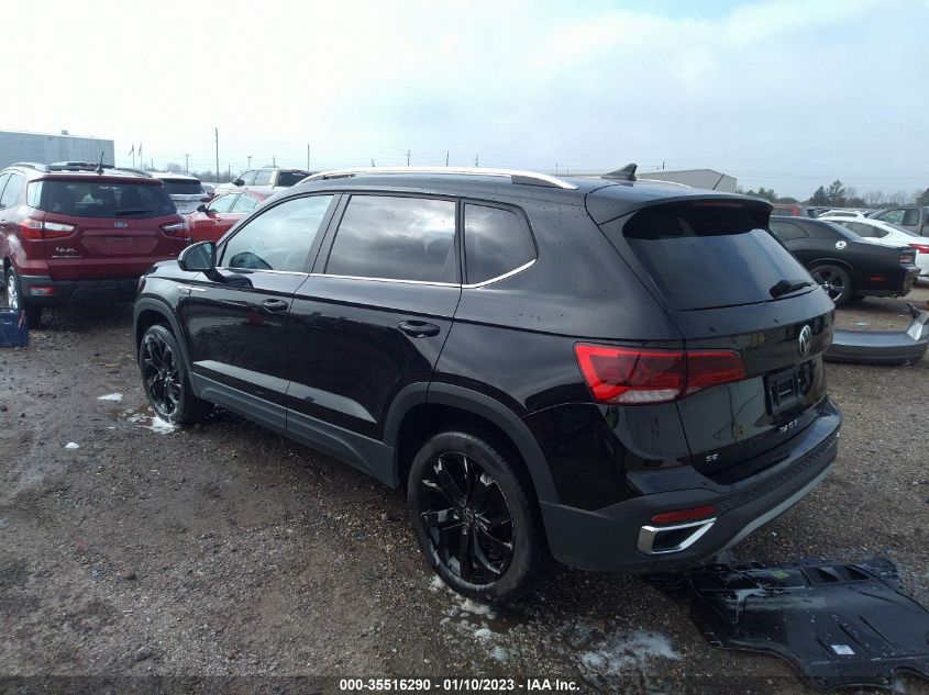 2022 VOLKSWAGEN TAOS SE VIN: 3VVLX7B26NM002244