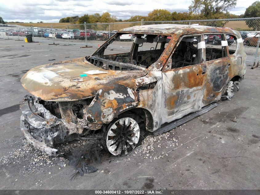 2021 NISSAN ARMADA SV VIN: JN8AY2AD0M9660832