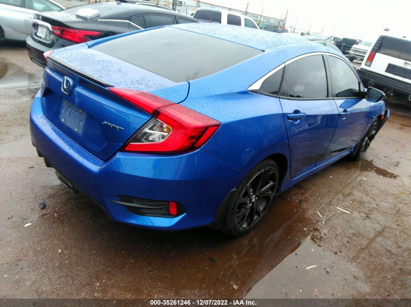 2020 HONDA CIVIC SEDAN SPORT VIN: 19XFC2F87LE002334