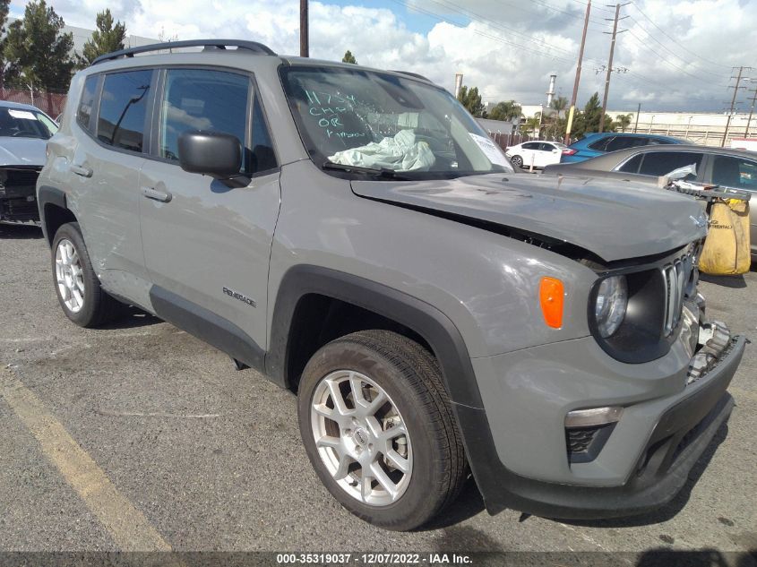 2022 JEEP RENEGADE LATITUDE VIN: ZACNJDB1XNPN63247