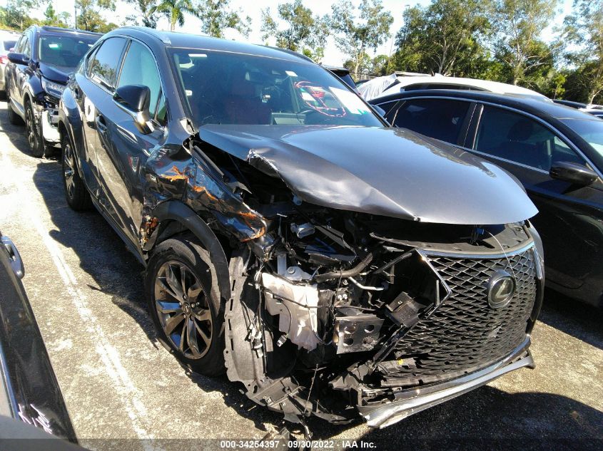 2021 LEXUS NX NX 300 F SPORT VIN: JTJSARBZ9M2181760