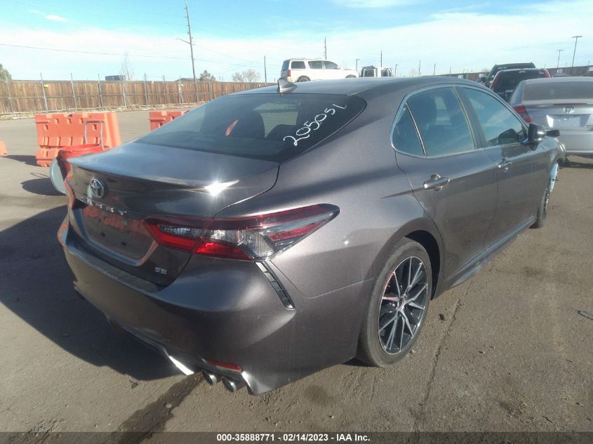 2022 TOYOTA CAMRY SE VIN: 4T1G11AK9NU686312