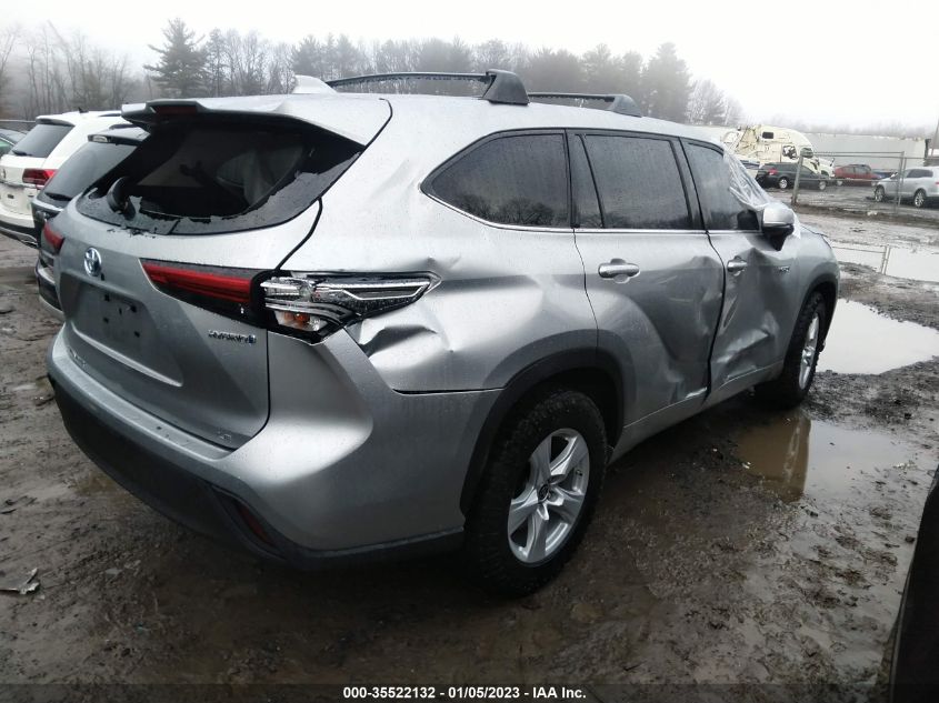2020 TOYOTA HIGHLANDER HYBRID LE VIN: 5TDZARAH0LS000384