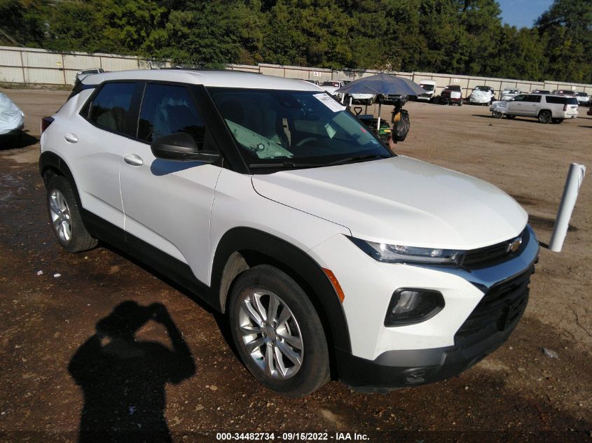 2021 CHEVROLET TRAILBLAZER LS VIN: KL79MMS21MB178136