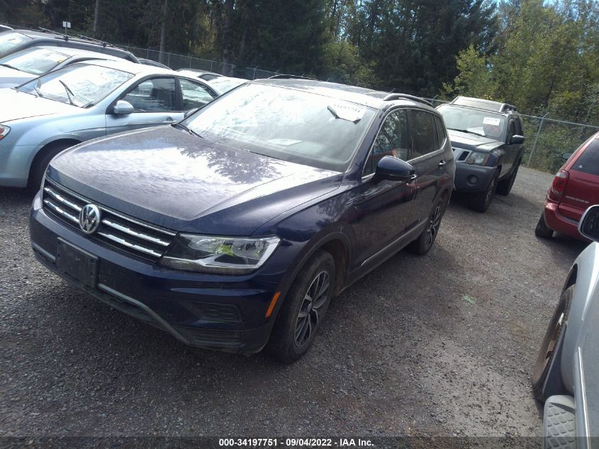 2021 VOLKSWAGEN TIGUAN SE VIN: 3VV2B7AX2MM002635