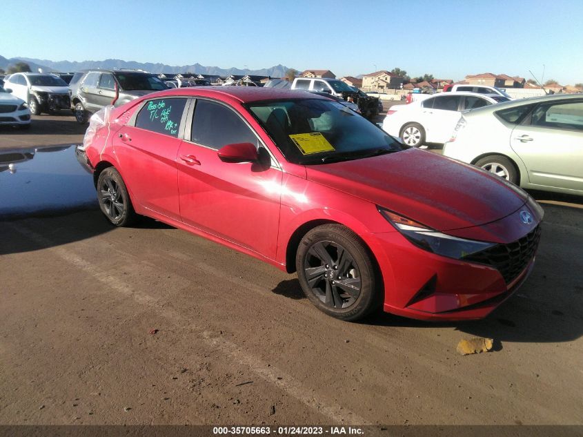 2022 HYUNDAI ELANTRA SEL VIN: 5NPLM4AGXNH079529
