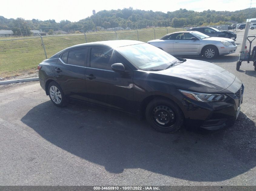 2022 NISSAN SENTRA S VIN: 3N1AB8BVXNY274859
