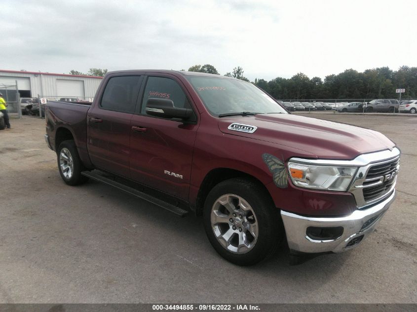 2021 RAM 1500 LONE STAR VIN: 1C6SRFFT3MN586194