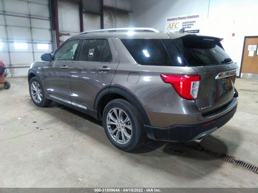 2021 FORD EXPLORER LIMITED VIN: 1FMSK8FH0MGB36507