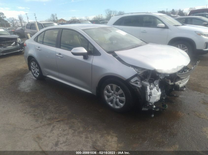 2022 TOYOTA COROLLA LE VIN: JTDEPMAE3N3014368