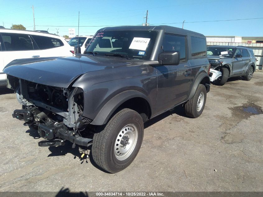 2022 FORD BRONCO BASE/BIG BEND VIN: 1FMDE5AH2NLB06116