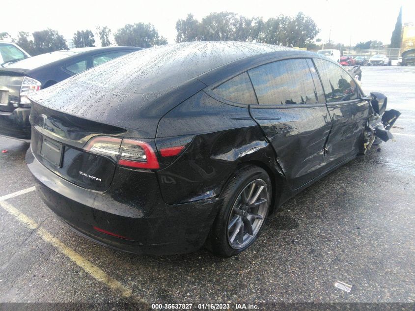 2022 TESLA MODEL 3 LONG RANGE VIN: 5YJ3E1EB3NF359916