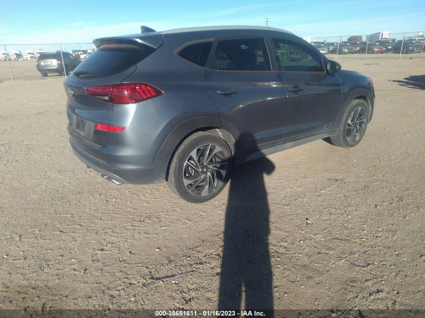 2021 HYUNDAI TUCSON SPORT VIN: KM8J33AL0MU300024