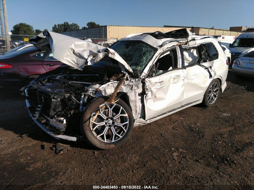 2022 BMW X7 XDRIVE40I VIN: 5UXCW2C05N9N02457