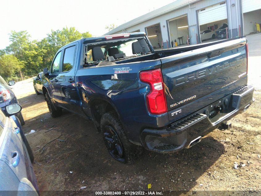 2021 CHEVROLET SILVERADO 1500 CUSTOM TRAIL BOSS VIN: 1GCPYCEF6MZ193276