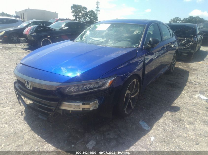 2021 HONDA ACCORD SEDAN SPORT VIN: 1HGCV2F39MA033592
