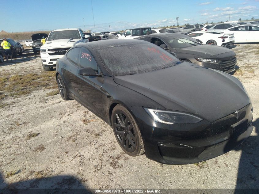 2022 TESLA MODEL S VIN: 5YJSA1E51NF486200