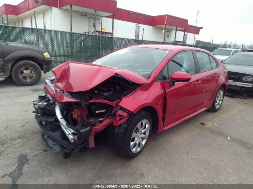 2020 TOYOTA COROLLA LE VIN: 5YFEPRAE6LP048435