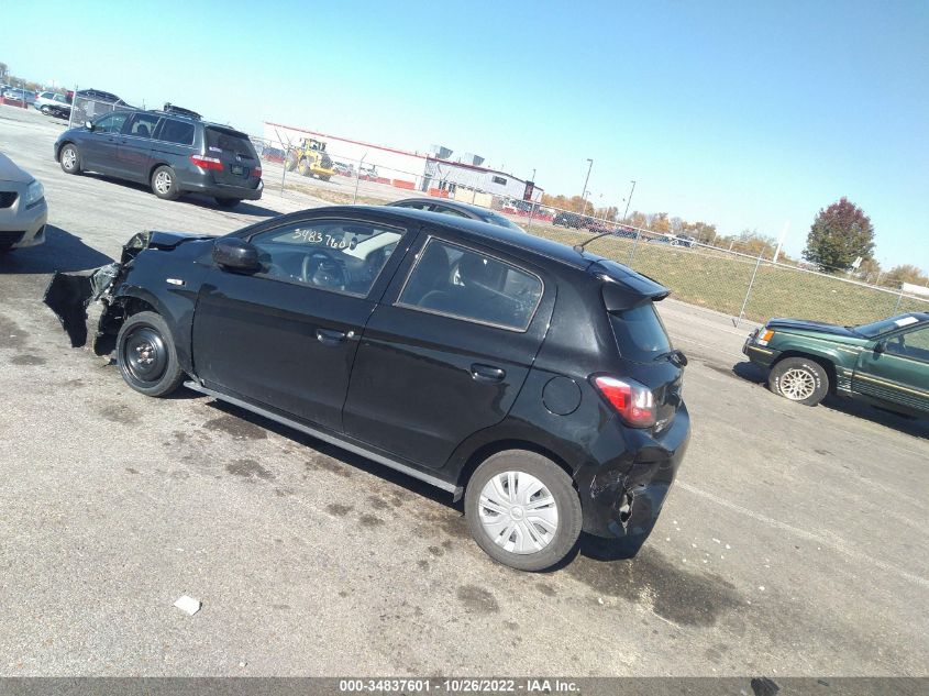 2021 MITSUBISHI MIRAGE ES/LE/CARBONITE EDITION VIN: ML32AUHJ8MH006181