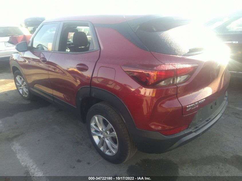 2021 CHEVROLET TRAILBLAZER LS VIN: KL79MMS25MB142773