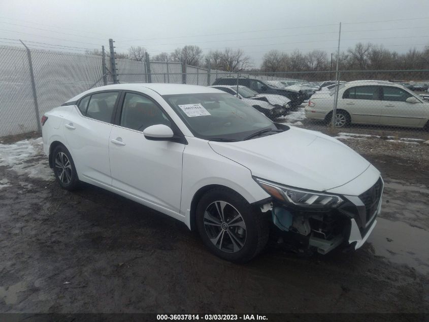 2022 NISSAN SENTRA SV VIN: 3N1AB8CV3NY274698