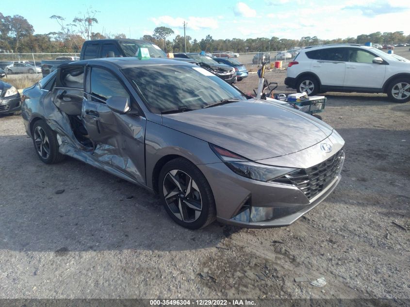 2022 HYUNDAI ELANTRA LIMITED VIN: KMHLP4AG2NU289261