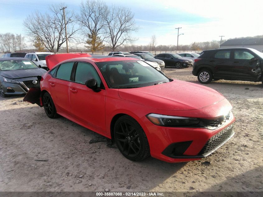 2022 HONDA CIVIC SI VIN: 2HGFE1E58NH474529