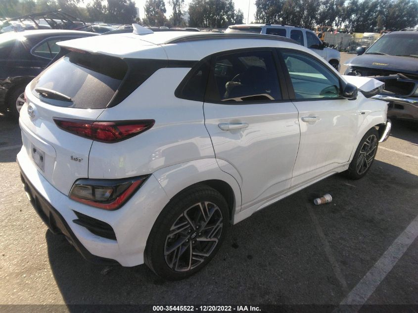 2022 HYUNDAI KONA N LINE VIN: KM8K33A31NU771119