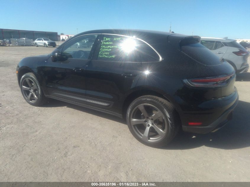 2022 PORSCHE MACAN VIN: WP1AA2A50NLB07030
