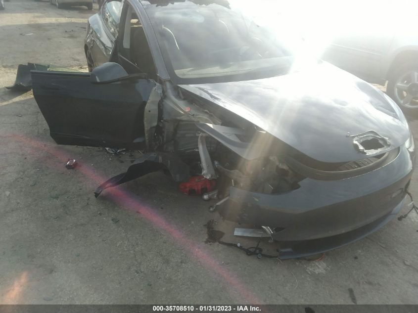 2022 TESLA MODEL 3 PERFORMANCE VIN: 5YJ3E1EC8NF277513