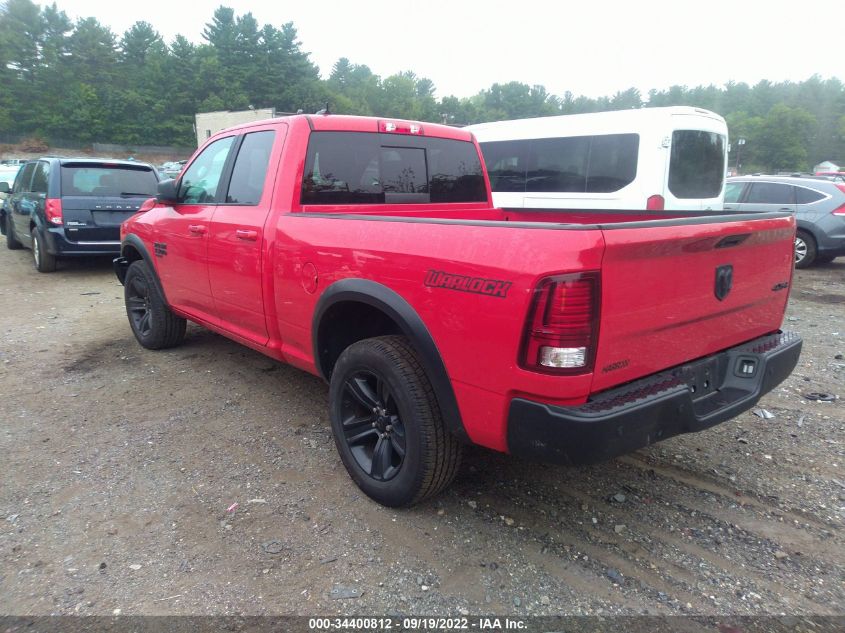 2021 RAM 1500 CLASSIC WARLOCK VIN: 1C6RR7GG6MS556288