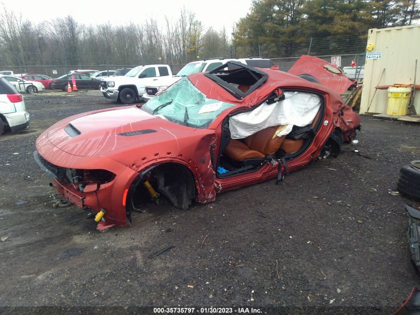 2022 DODGE CHARGER SRT HELLCAT WIDEBODY VIN: 2C3CDXL90NH116763