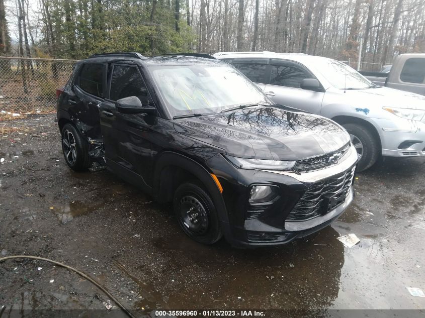 2022 CHEVROLET TRAILBLAZER RS VIN: KL79MTSL5NB036912
