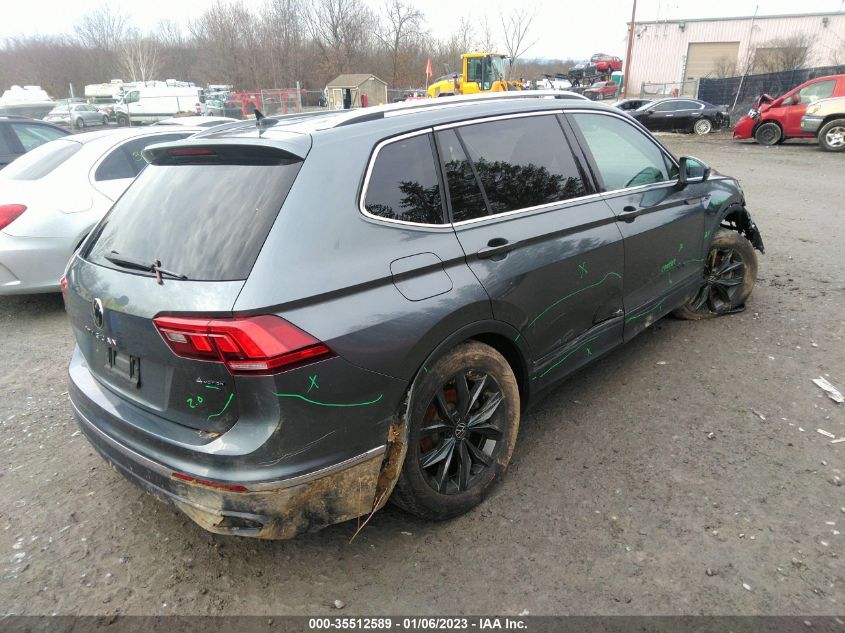 2022 VOLKSWAGEN TIGUAN SE VIN: 3VV2B7AX7NM014944
