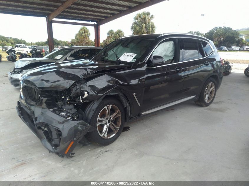 2021 BMW X3 XDRIVE30I VIN: 5UXTY5C06M9E34084
