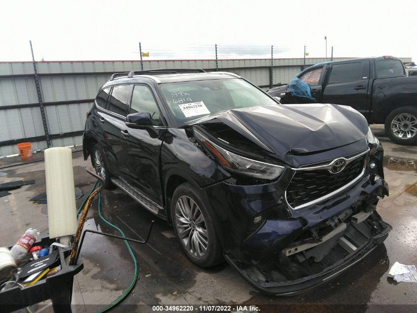 2021 TOYOTA HIGHLANDER PLATINUM VIN: 5TDFZRAH5MS068449