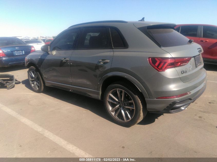 2022 AUDI Q3 S LINE PREMIUM PLUS VIN: WA1EECF39N1035383