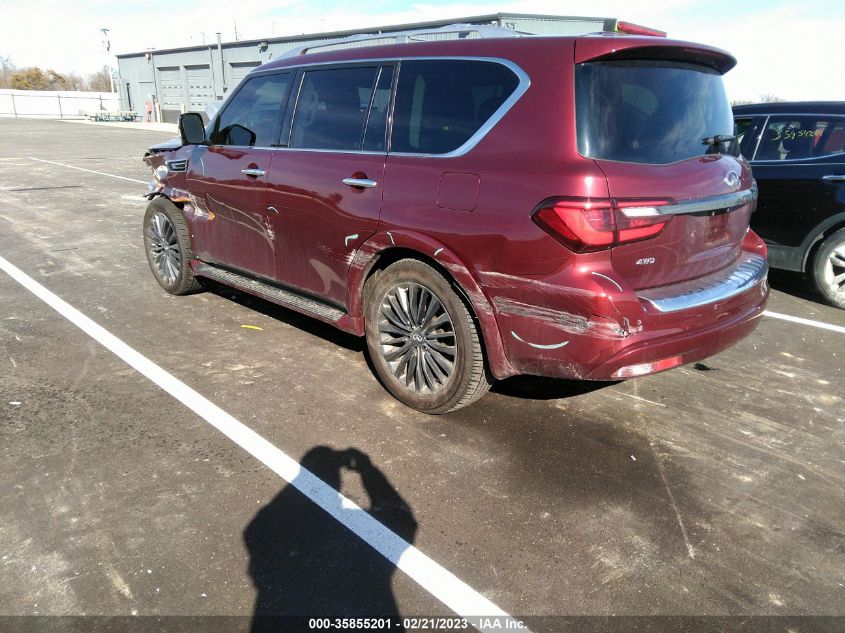 2022 INFINITI QX80 PREMIUM SELECT VIN: JN8AZ2AC6N9485752