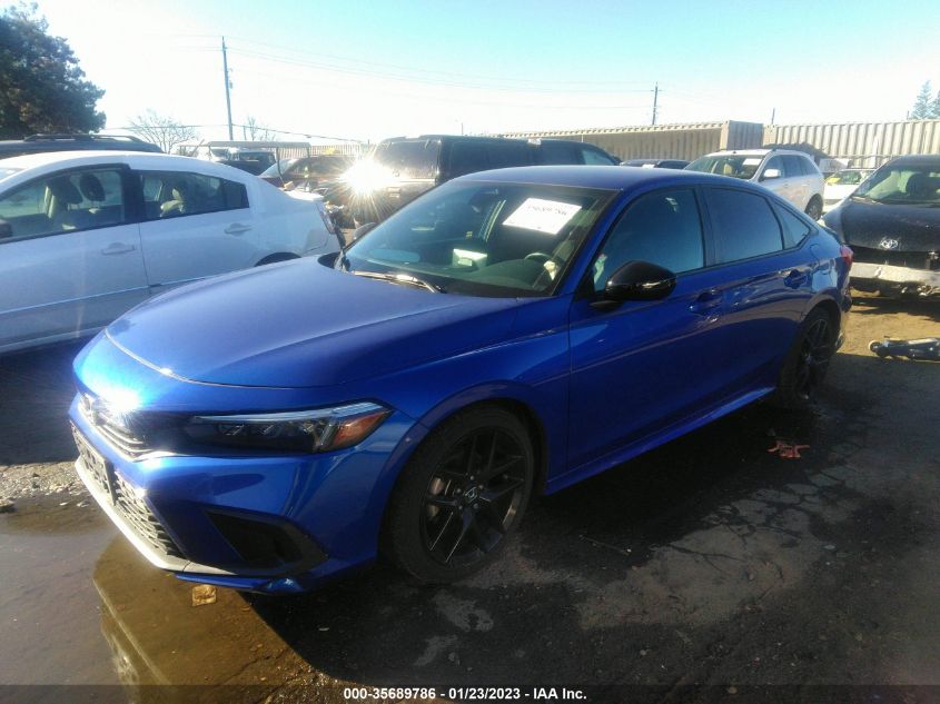 2022 HONDA CIVIC SEDAN SPORT VIN: 2HGFE2F59NH532880