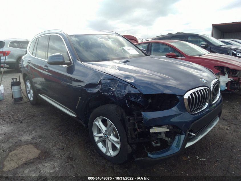 2021 BMW X3 SDRIVE30I VIN: 5UXTY3C03M9G42492